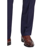 Brooks Brothers Mens Classic fit Wool Dress Pants 34 / 34 Blue Solid