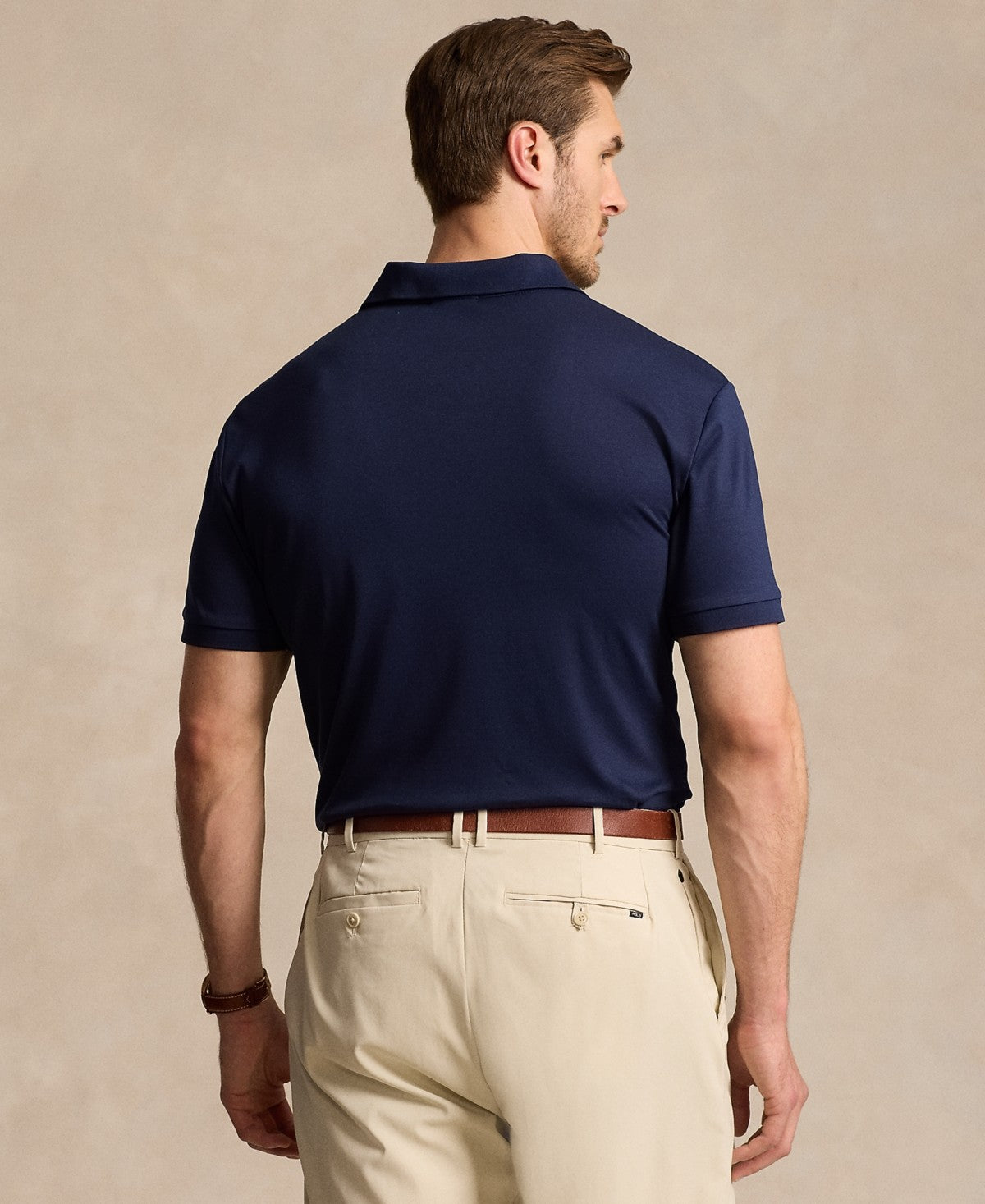 Polo Ralph Lauren Mens Classic fit Short Sleeve Polo Shirt 2XLT Blue Solid