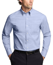 Tommy Hilfiger Mens Regular fit Dress Shirt XXL 18 in 36-37 Light Blue Solid