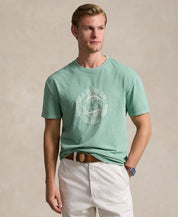 Polo Ralph Lauren Mens Classic fit Short Sleeve Graphic T-Shirt Shirt XS Green