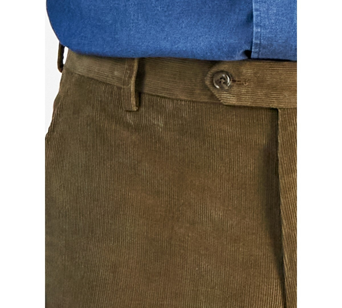 Tommy Hilfiger Mens Modern fit Cotton Dress Pants Corduroy 46 / 32 Beige Solid