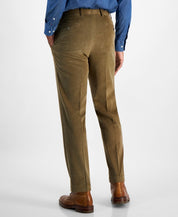 Tommy Hilfiger Mens Modern fit Cotton Dress Pants Corduroy 46 / 32 Beige Solid