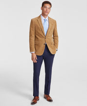 Brooks Brothers Mens Classic fit Corduroy Sport Coat Blazer 46 L Beige Solid
