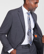 Tallia Mens Classic fit Suit Jacket Blazer 44 L Dark Grey