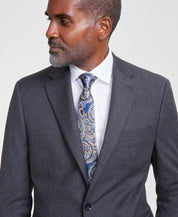 Tallia Mens Classic fit Suit Jacket Blazer 44 L Dark Grey