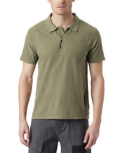 Bass Outdoor Men Regular fit Short Sleeve Polo Shirt Large Green Solid