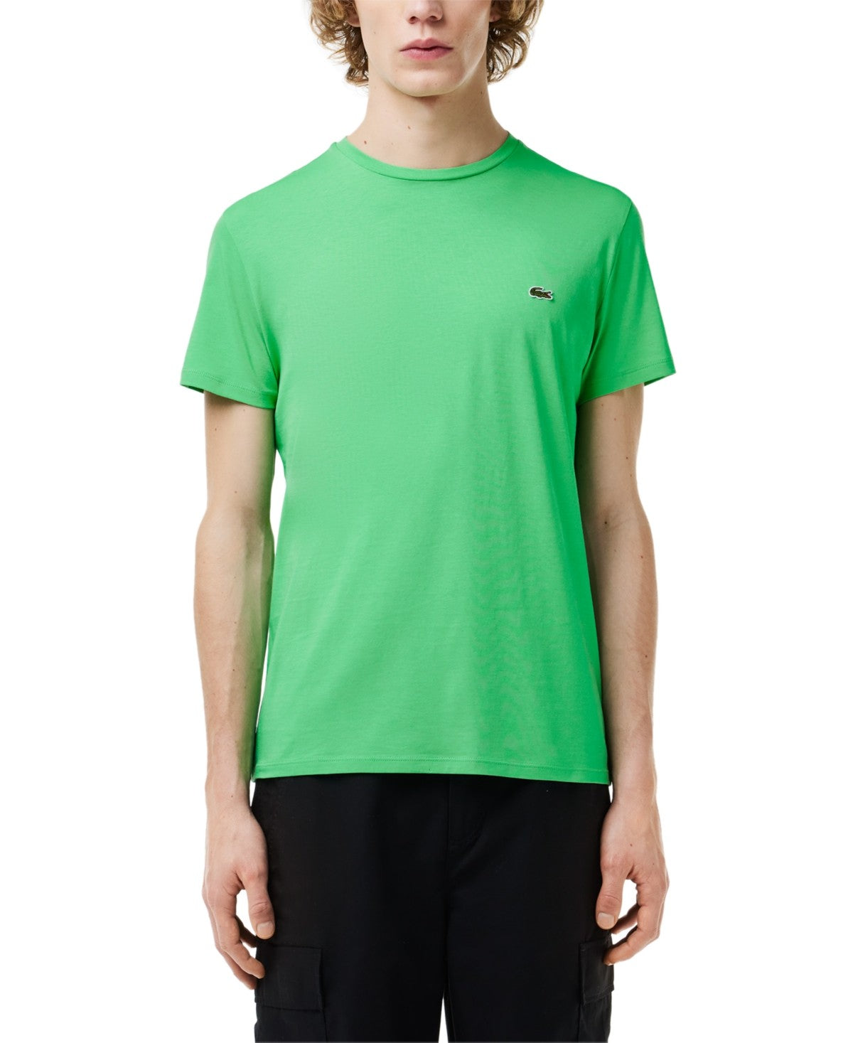 Lacoste Mens Regular fit Short Sleeve T-Shirt Shirt XXXXL Green Solid