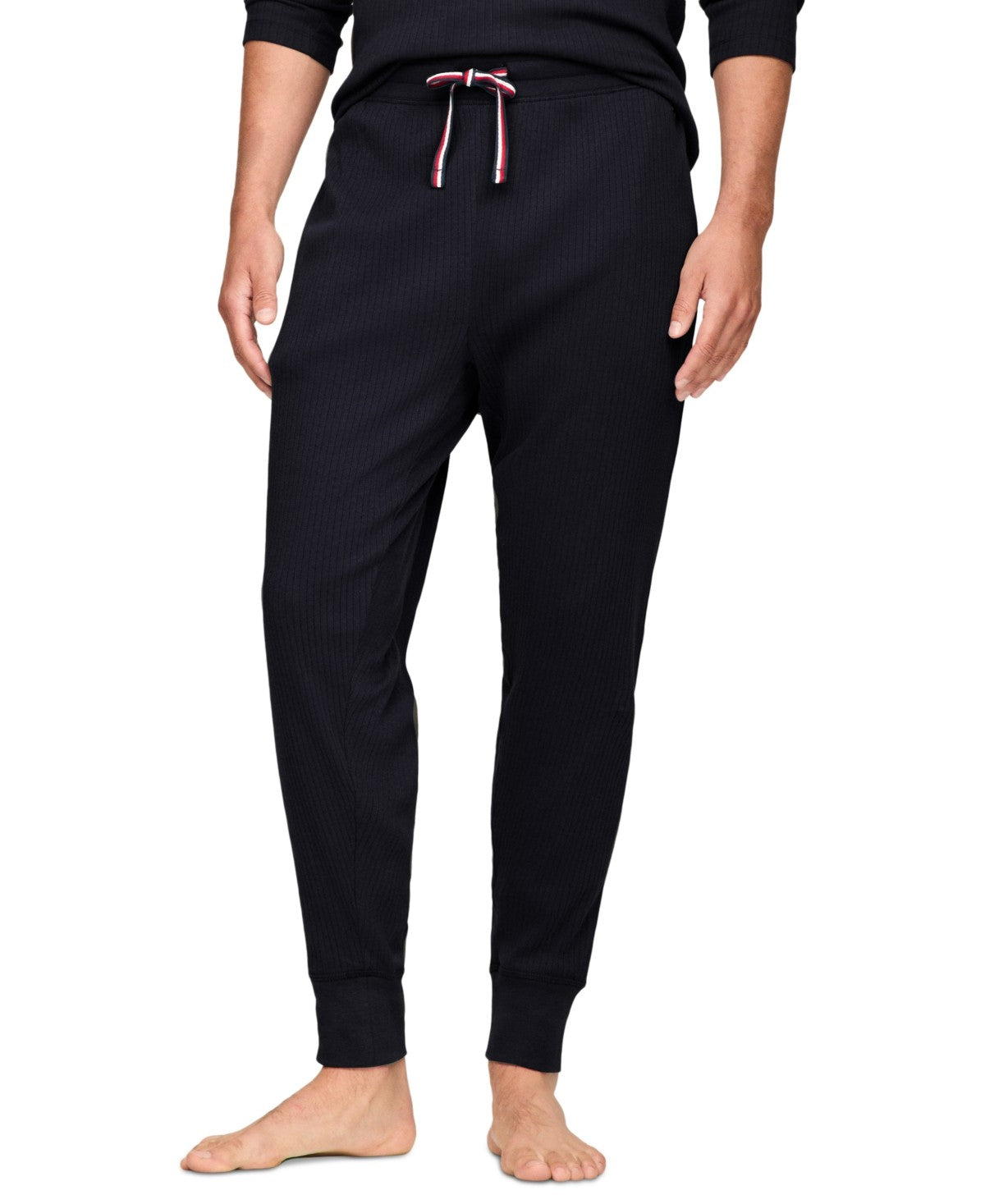 Tommy Hilfiger Mens Thermal Jogger Pajama Pants Navy Medium