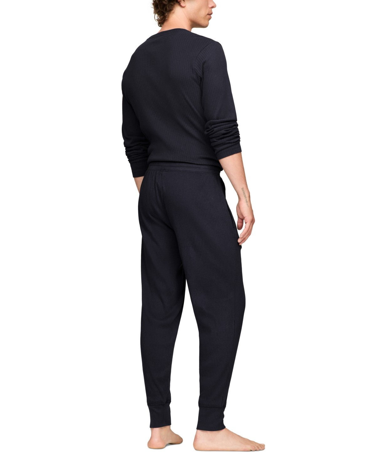 Tommy Hilfiger Mens Thermal Jogger Pajama Pants Navy Medium