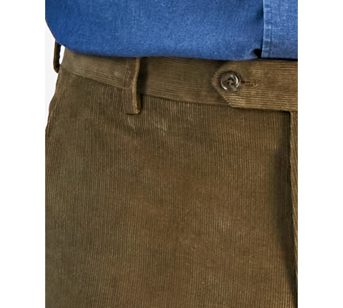 Tommy Hilfiger Mens Modern fit Cotton Dress Pants Corduroy 46 / 34 Beige Solid