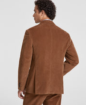 Tommy Hilfiger Mens Modern fit Corduroy Suit Jacket Blazer 44 R Brown Solid