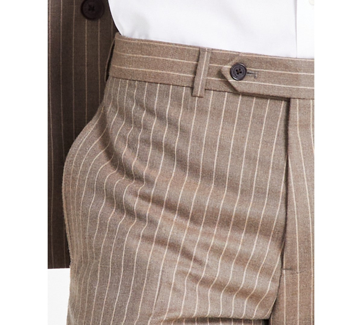 Brooks Brothers Mens Regular fit Dress Pants 36 / 30 Brown Striped