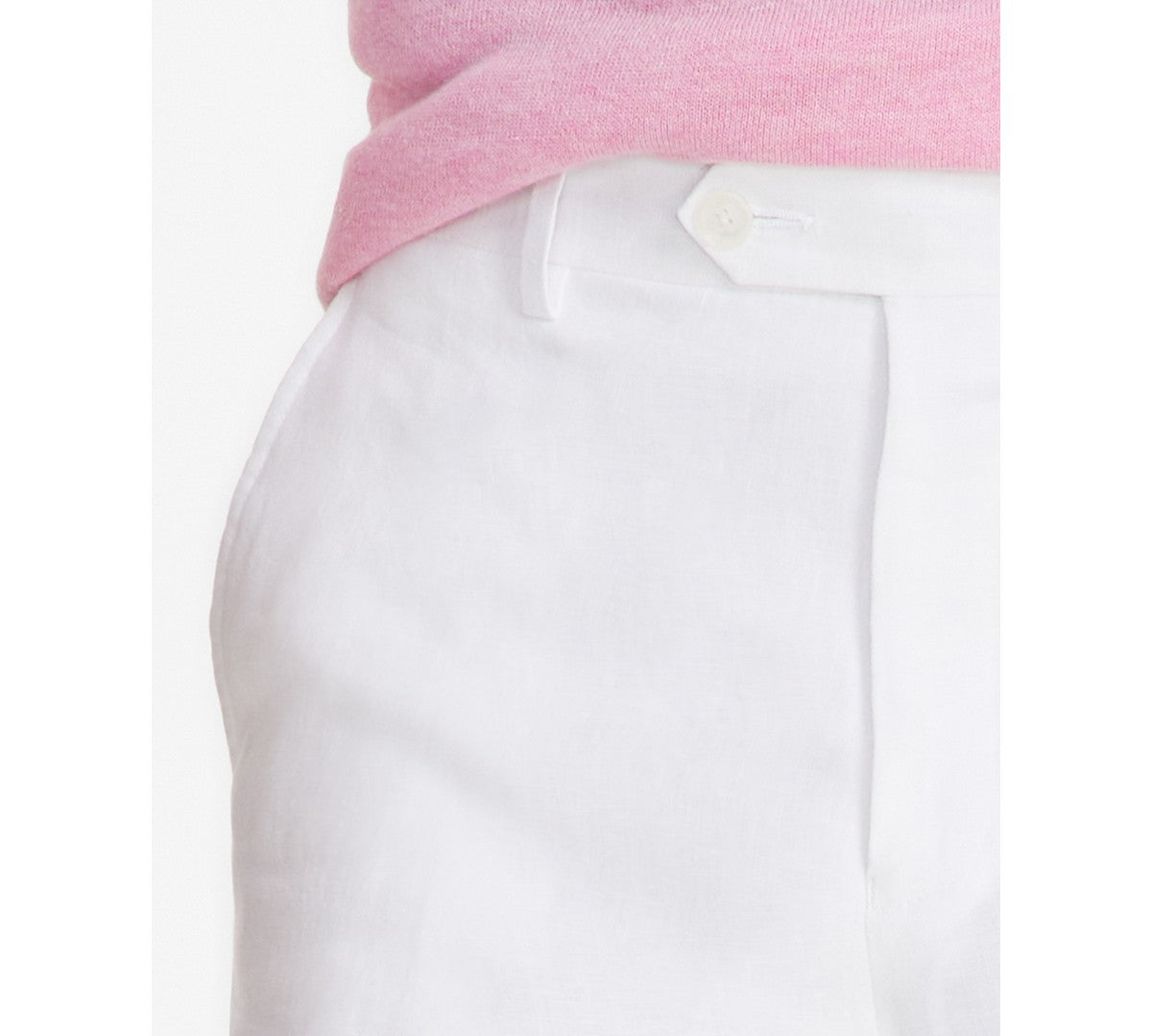 Tommy Hilfiger Mens Modern fit Casual Pants 32 / 34 White Solid