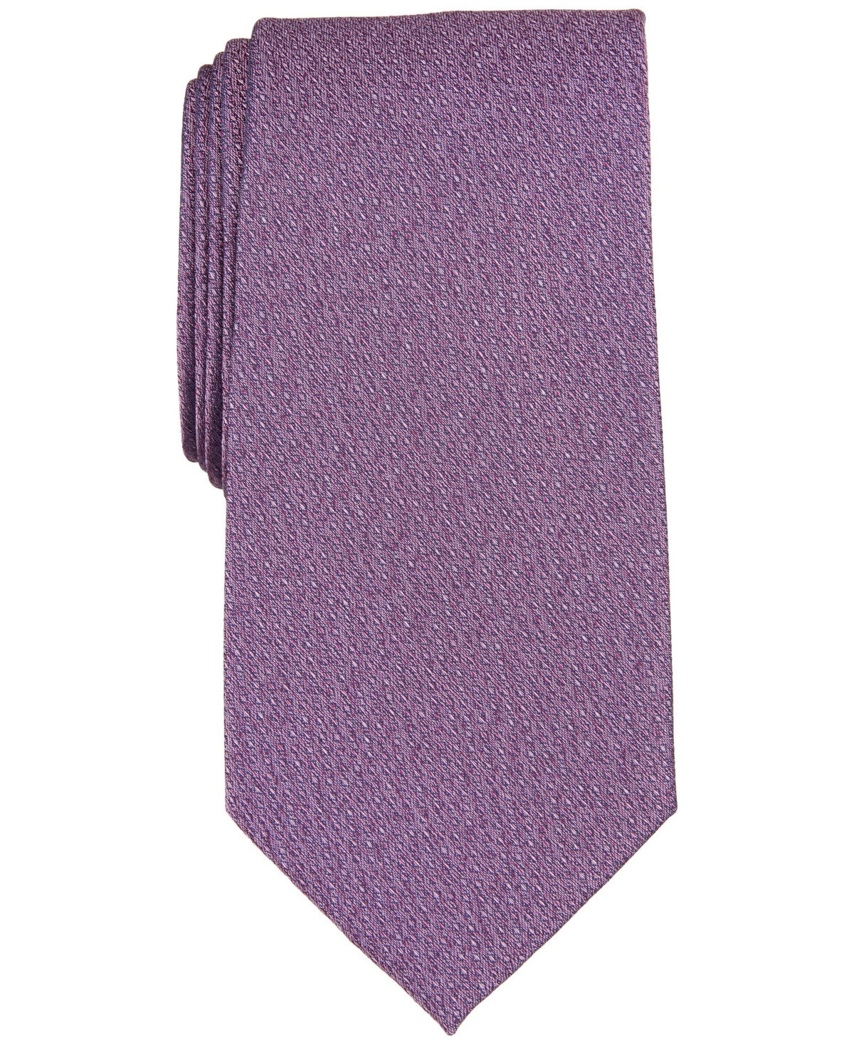 Perry Ellis Portfolio Mens Malco Classic Solid Neck Tie Dusty Pink