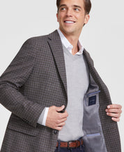 Tommy Hilfiger Mens Modern fit Sport Coat Blazer 42 L Grey Check