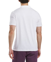 Reebok Men Regular fit Short Sleeve Polo Shirt Small White Solid