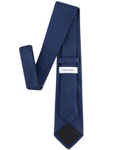 Calvin Klein Mens Kinzie Geo-Pattern Neck Tie Navy