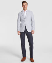 Tommy Hilfiger Mens Modern fit Sport Coat Blazer 38 S Light Grey Solid Stretch