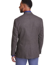 Michael Kors Mens Classic fit Sport Coat Blazer 46 L Brown Plaid