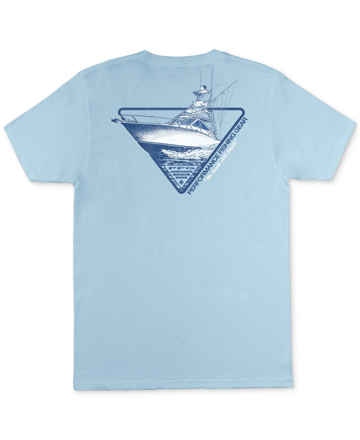 Columbia Men Regular fit Short Sleeve Graphic T-Shirt Shirt Medium Blue Solid