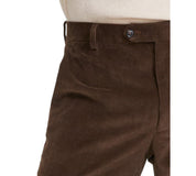 Tommy Hilfiger Mens Modern fit Cotton Dress Pants Corduroy 32 / 32 Brown Solid