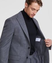 Calvin Klein Mens Slim fit Suit Jacket Blazer 42 L Grey Solid