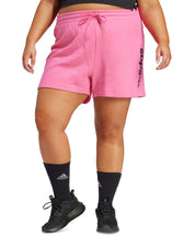 Adidas Womens Regular fit Slim Sweat Shorts 2X Pink Solid