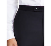 Michael Kors Mens Classic fit Tuxedo Pants 36 / 29 Black Solid Stretch