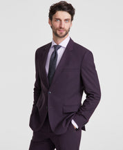 Hugo Boss Purple Modern-Fit Suit Jacket 36S 36SUS