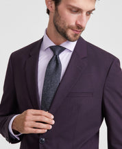 Hugo Boss Purple Modern-Fit Suit Jacket 36S 36SUS