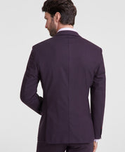 Hugo Boss Purple Modern-Fit Suit Jacket 36S 36SUS