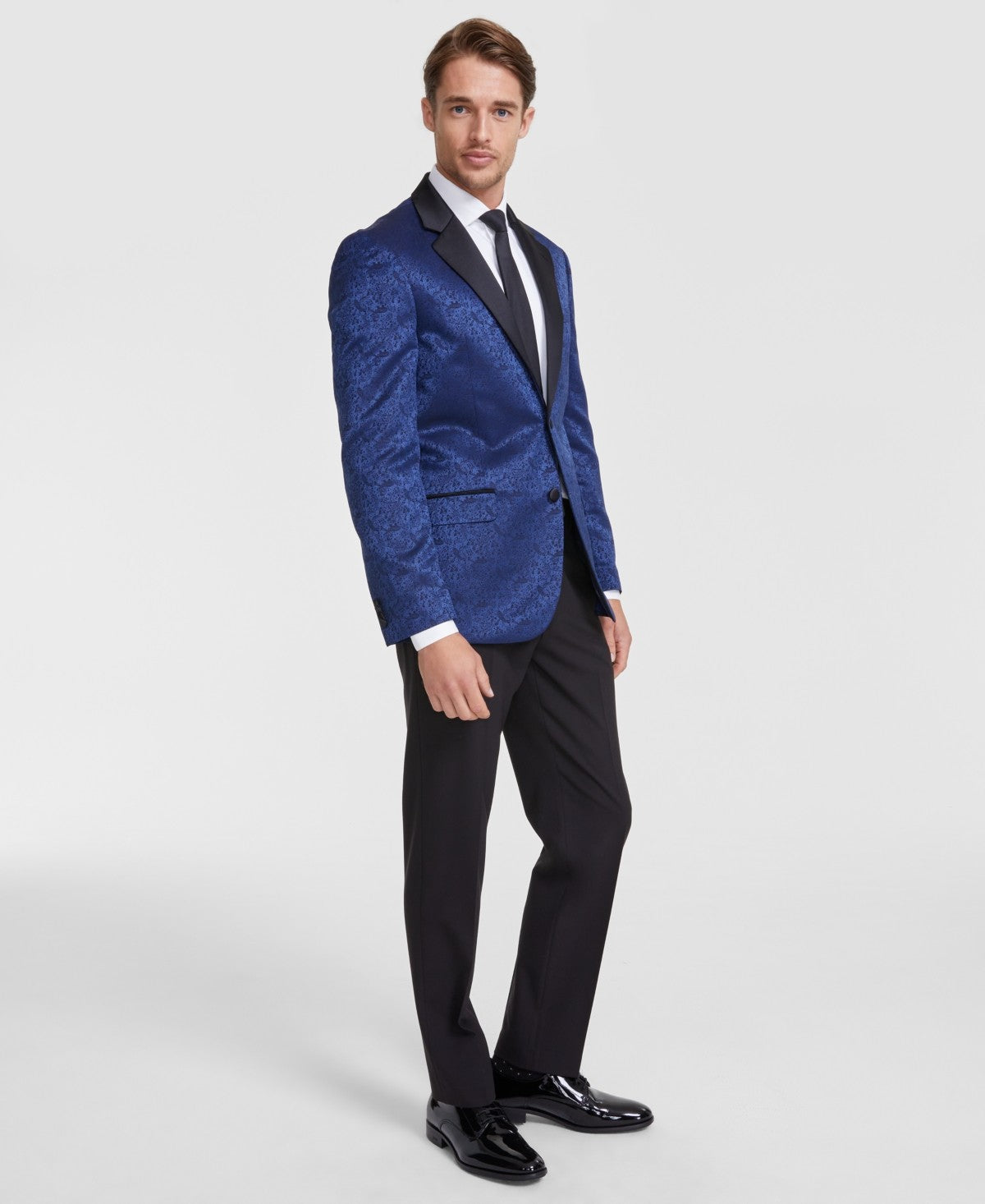 Vince Camuto Mens Slim fit Suit Jacket Blazer 40 R Blue