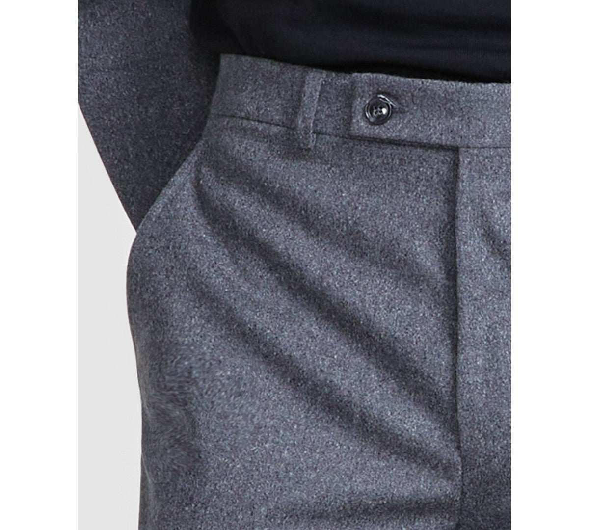 Calvin Klein Mens Slim fit Dress Pants 36 / 30 Charcoal Grey Solid