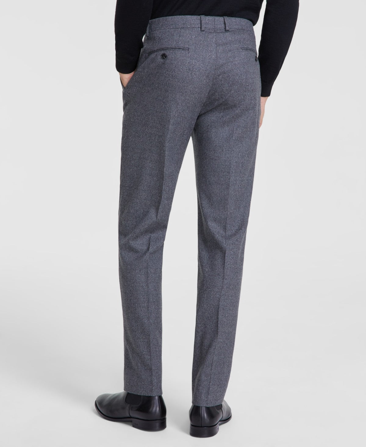 Calvin Klein Mens Slim fit Dress Pants 36 / 32 Charcoal Grey Solid