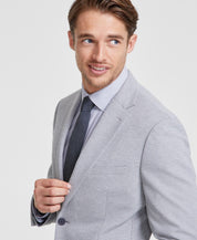 Calvin Klein Mens Slim fit Sport Coat Blazer 44 R Light Grey Solid