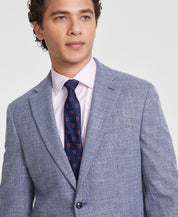 Tommy Hilfiger Mens Modern fit Sport Coat Blazer 44 L Blue Solid