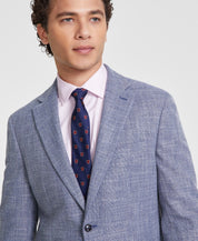 Tommy Hilfiger Mens Modern fit Sport Coat Blazer 44 R Blue Solid Stretch