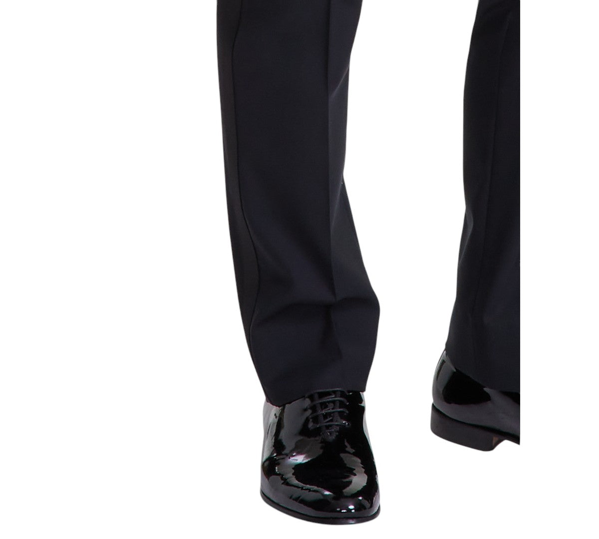 Brooks Brothers Mens Classic fit Wool Tuxedo Pants 30 / 30 Black Solid