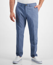 Kenneth Cole Mens Slim fit Dress Pants 36 / 30 Blue Solid Stretch