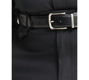 Tayion Collection Mens Classic fit Dress Pants 42 / 30 Black Solid