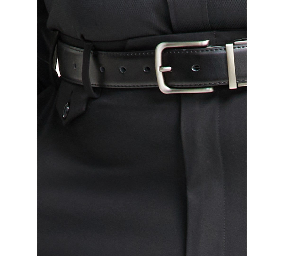 Tayion Mens Classic fit Dress Pants 38 / 32 Black Solid
