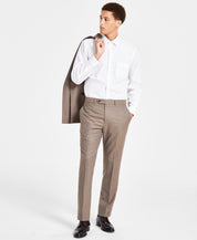 Brooks Brothers Mens Classic fit Dress Pants 44 / 30 Brown Striped Stretch Wool