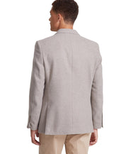 Nautica Mens Modern fit Sport Coat Blazer 48 R Beige Solid