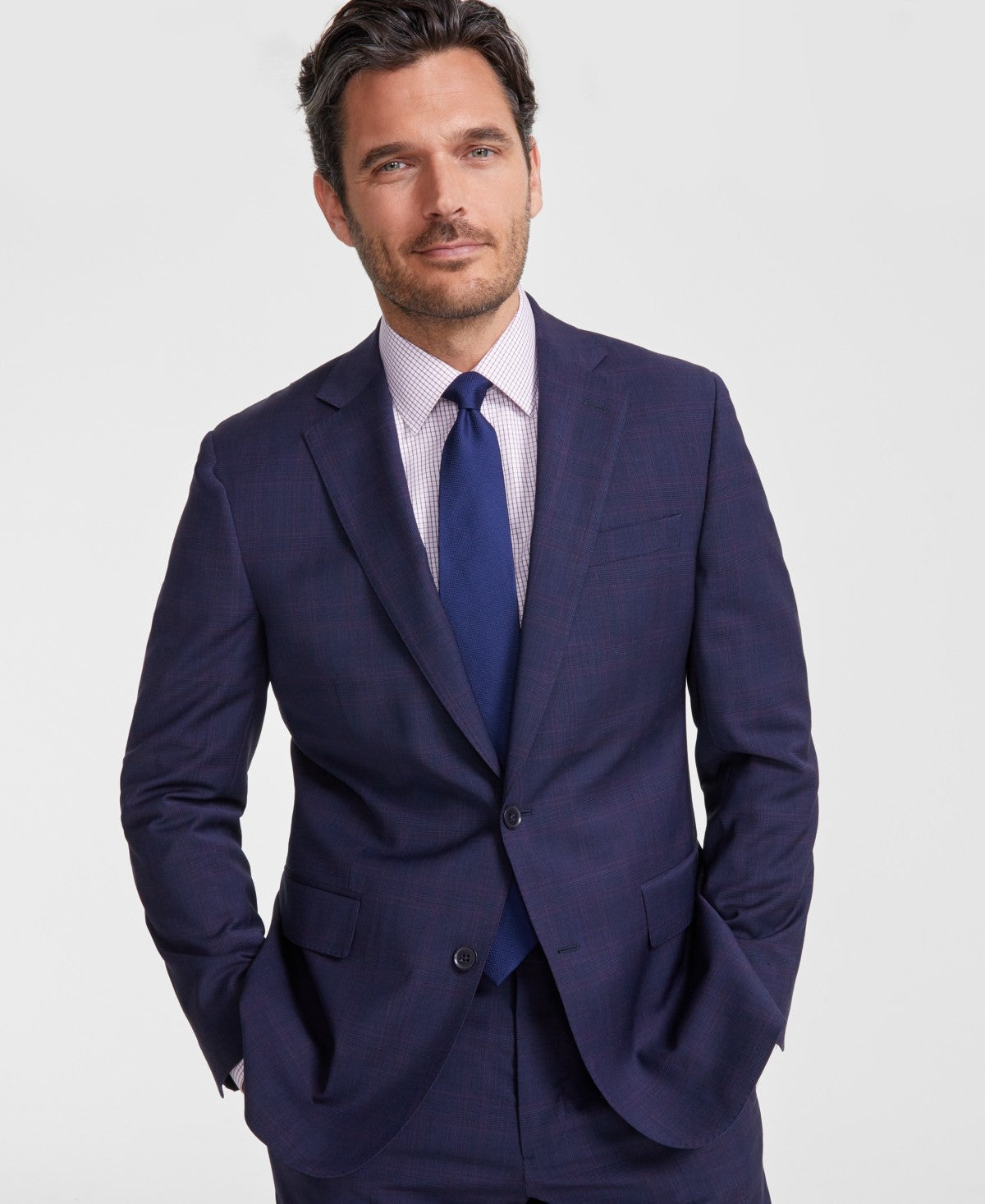 Brooks Brothers Mens Classic fit Suit Jacket Blazer 38 R Navy Blue Solid