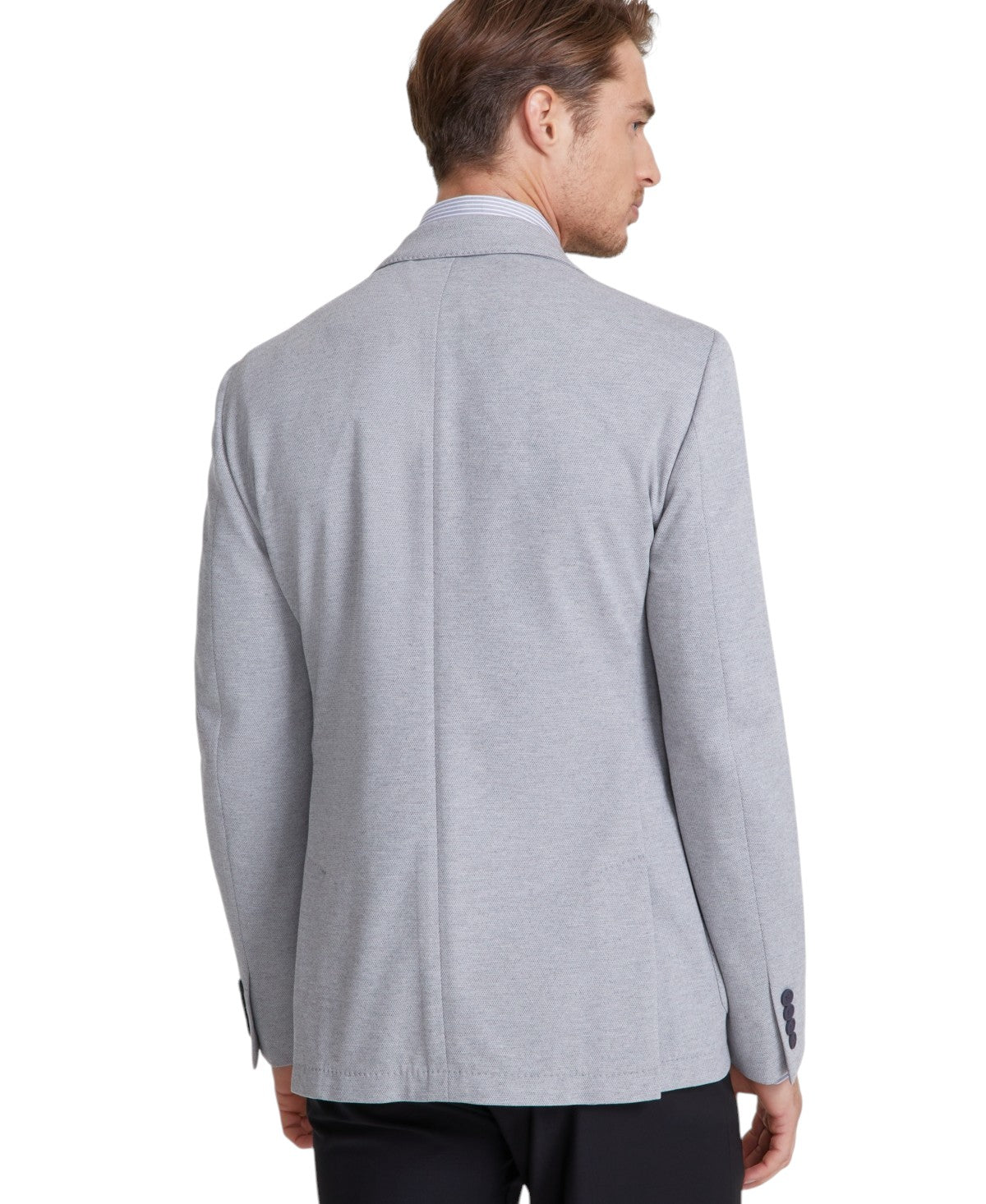 Calvin Klein Mens Slim fit Sport Coat Blazer 34 S Grey Solid