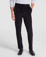 Tommy Hilfiger Mens Modern fit Dress Pants Corduroy 38 / 34 Black Solid