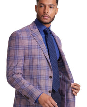 Michael Kors Mens Classic fit Sport Coat Blazer 38 R Red Solid
