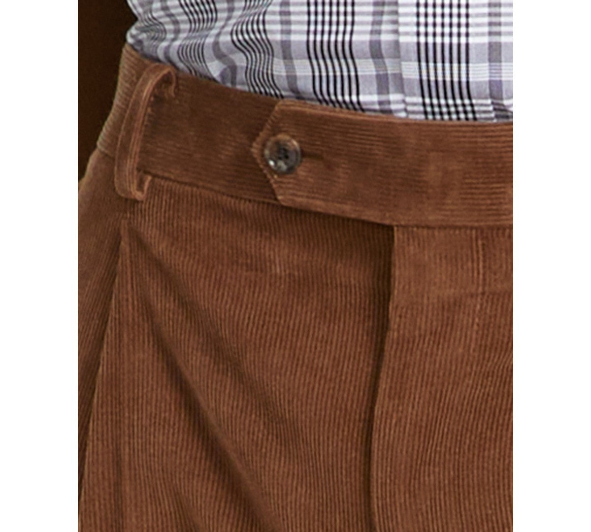 Tommy Hilfiger Mens Modern fit Corduroy Dress Pants 38 / 34 Brown Solid