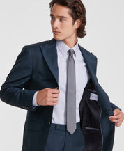 Calvin Klein Mens Slim fit Suit Jacket Blazer 44 R Green Solid Stretch