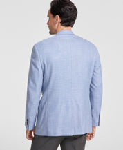 Michael Kors Mens Classic fit Sport Coat Blazer 46 R Light Blue Solid